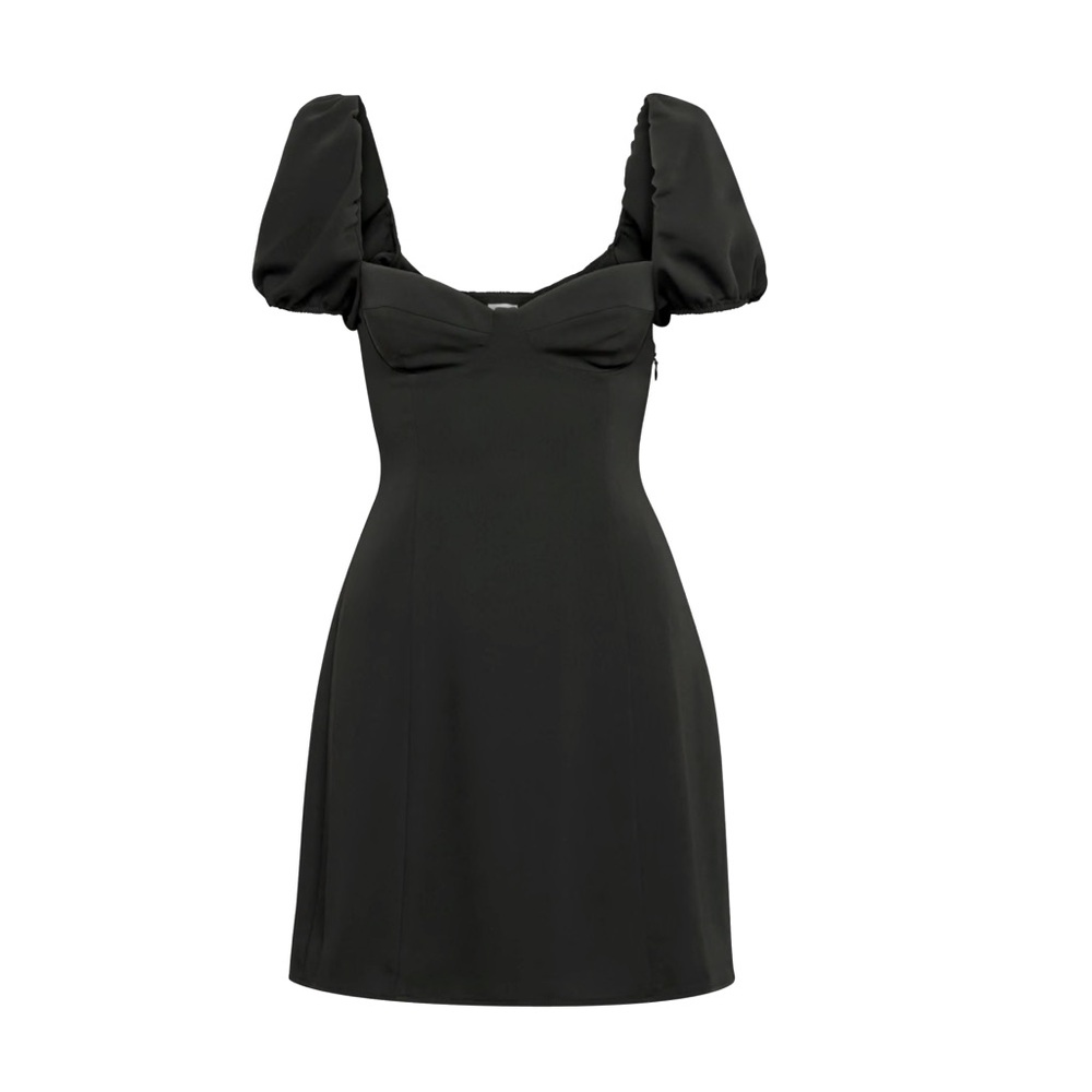 Aritzia Wilfred Black New Novella Mini Dress in size 8